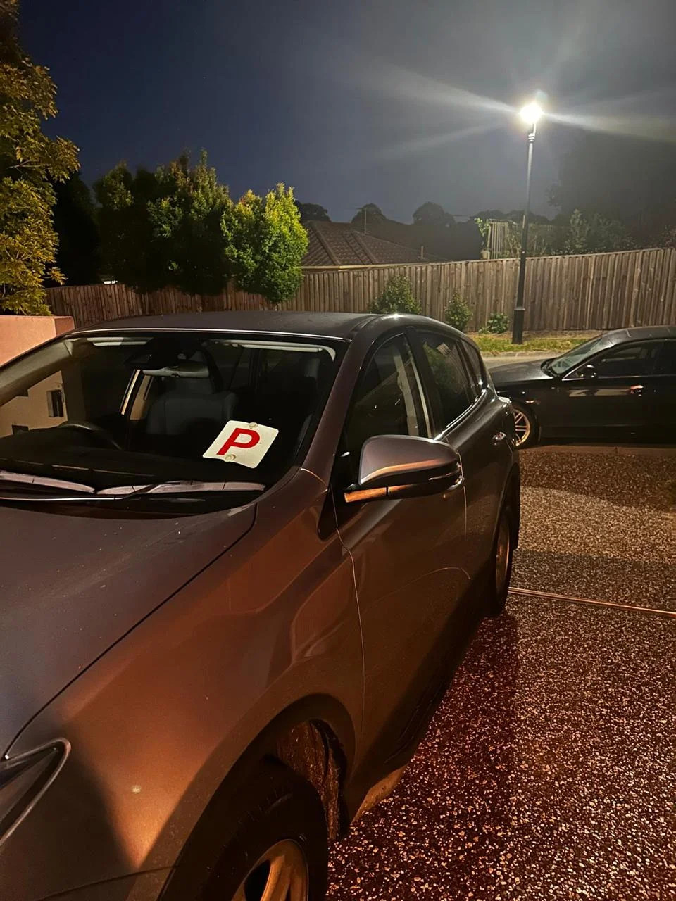 After mirror glass replacement